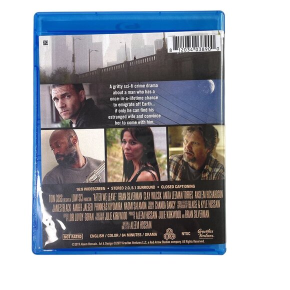 After We Leave Drama Sci Fi Blu Ray u NR Brian Silverman Joe Sachem Gabrielle Gu - Picture 2 of 2